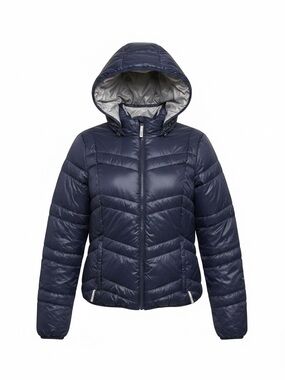 Marc New York Women's Navy Hooded Puffer Jacket